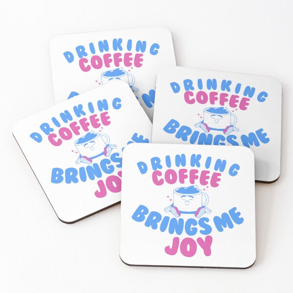Item preview, Drinking coffee brings me joy designed and sold by BritishDelights.