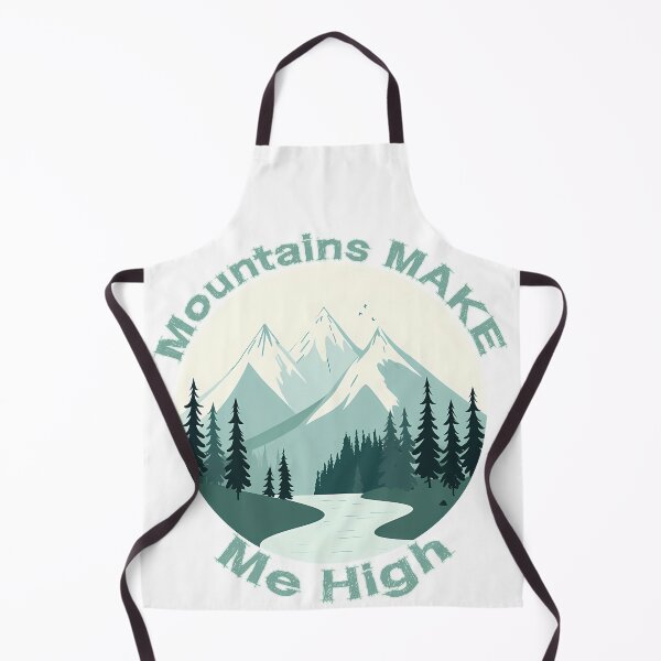 Item preview, Mountains Make Me High Nature Badge Flat Vector Hiking Design designed and sold by DesignArtist.ia.