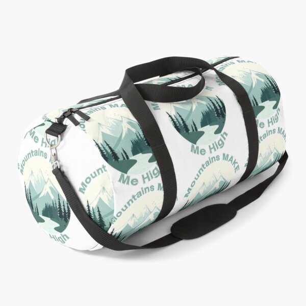 Item preview, Mountains Make Me High Nature Badge Flat Vector Hiking Design designed and sold by DesignArtist.ia.