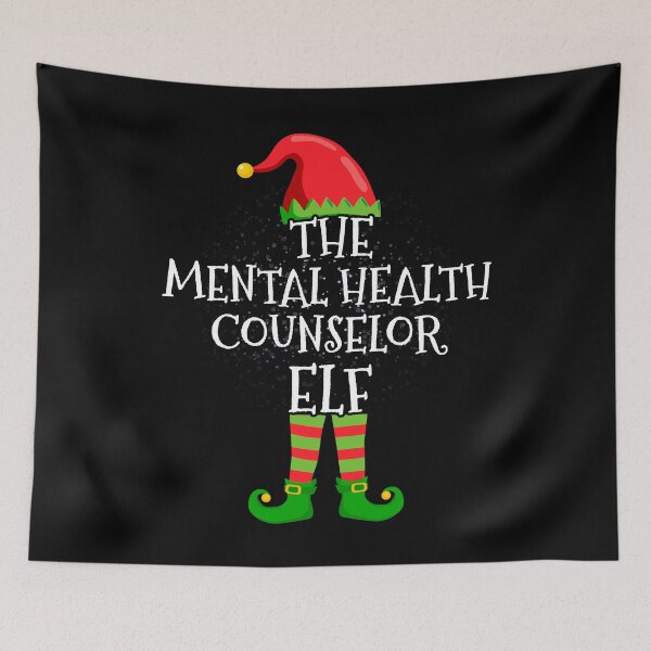 Item preview, MENTAL HEALTH COUNSELOR Elf Family Matching Christmas Group designed and sold by CosmoKitsch.