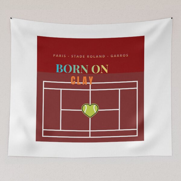 Item preview, Paris Tennis Court - Born on Clay Design designed and sold by DIAMVERA.