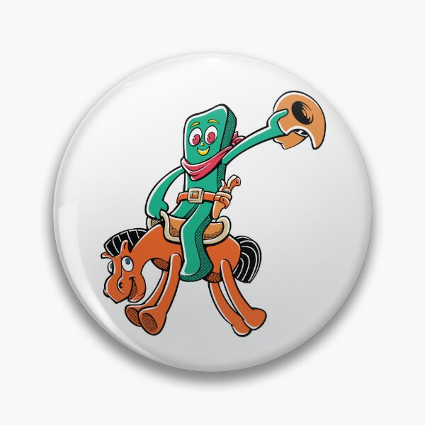 Item preview, Gumby and Pockey Cowboy – Western Cartoon Vibes  designed and sold by StartScream.