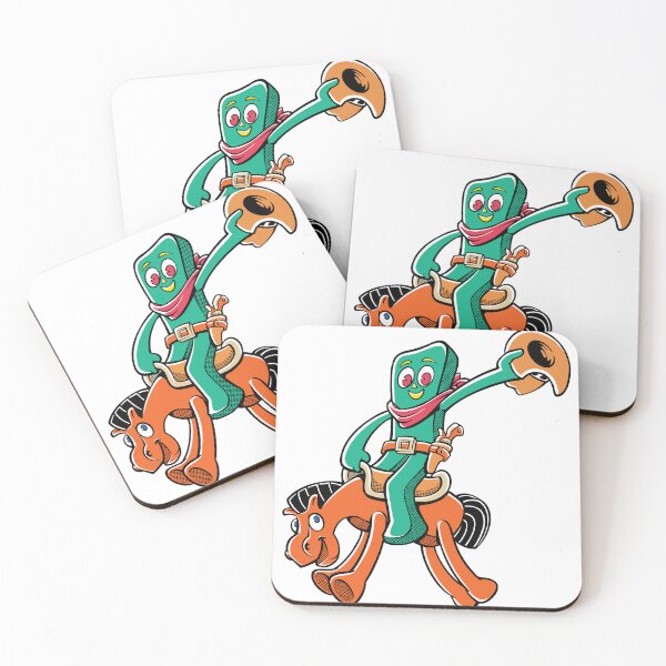 Item preview, Gumby and Pockey Cowboy – Western Cartoon Vibes  designed and sold by StartScream.