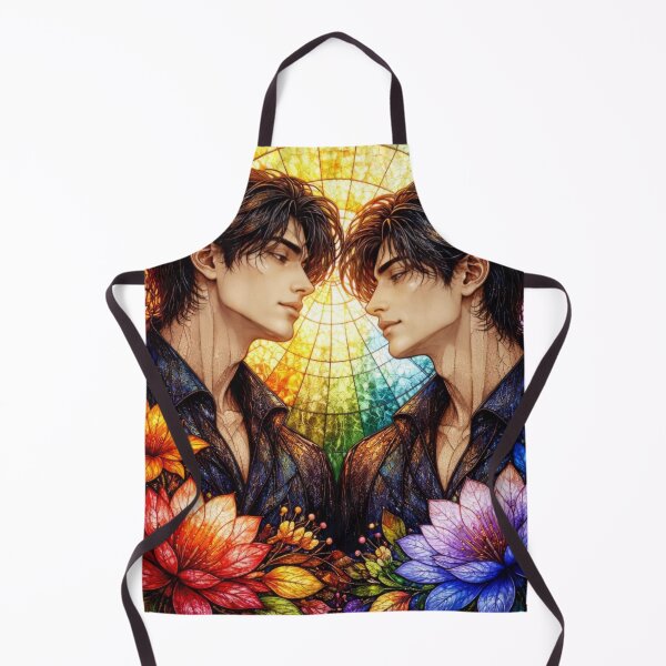 Item preview, Pride & Unity: Rainbow Stained Glass Soulmates designed and sold by Soluna Studio.