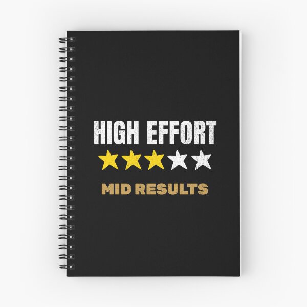 Item preview, High Effort Mid Results Funny Quote designed and sold by EimSol.