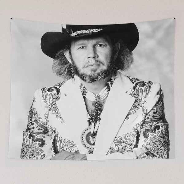 Item preview, David Allan Coe BW designed and sold by oliviafowlerart.