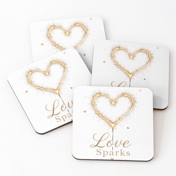 Item preview, Love Sparks – Romantic Design for Couples designed and sold by JagrDesigns.