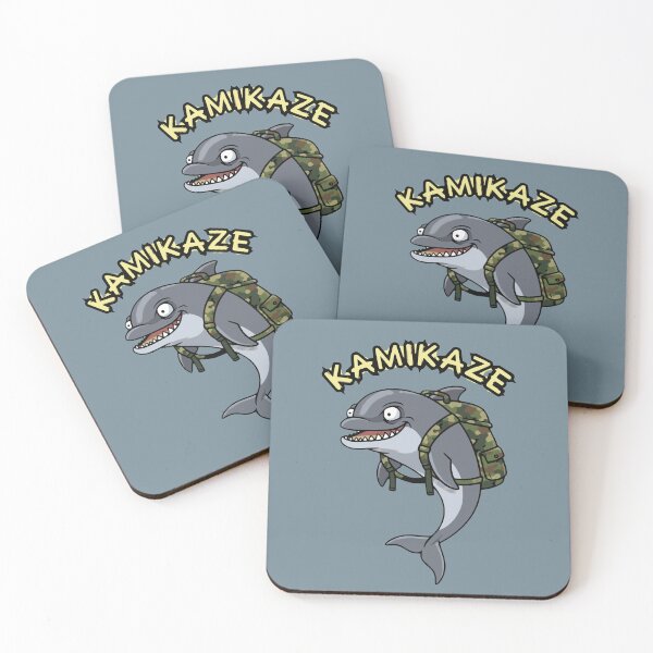Item preview, Kamikaze Dolphin designed and sold by BubbleCrumbs.
