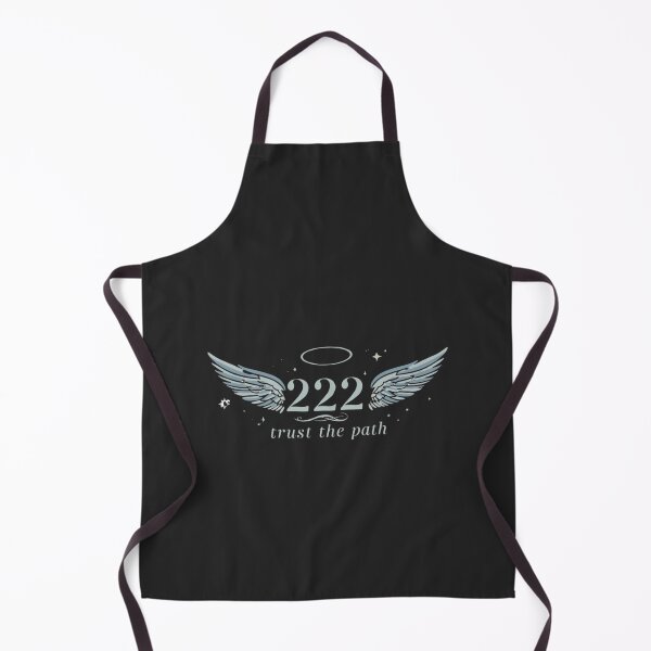 Item preview, 222 Angel Number Manifestation – Trust the Path Spiritual Aesthetic Typography Design designed and sold by CosmicQuietStudio.
