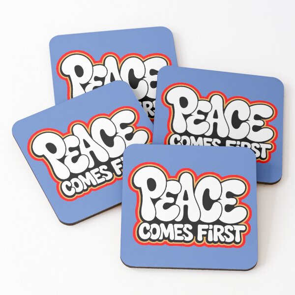 Item preview, Peace Come's First designed and sold by ZooStateofMind.