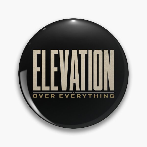 Item preview, Elevation Over Everything Gorpcore Hiking Mountain Typography Tee Sticker Hiker Gift designed and sold by sharifex.
