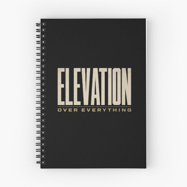 Item preview, Elevation Over Everything Gorpcore Hiking Mountain Typography Tee Sticker Hiker Gift designed and sold by sharifex.