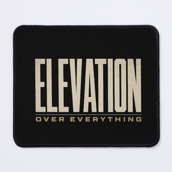 Item preview, Elevation Over Everything Gorpcore Hiking Mountain Typography Tee Sticker Hiker Gift designed and sold by sharifex.