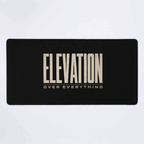 Item preview, Elevation Over Everything Gorpcore Hiking Mountain Typography Tee Sticker Hiker Gift designed and sold by sharifex.