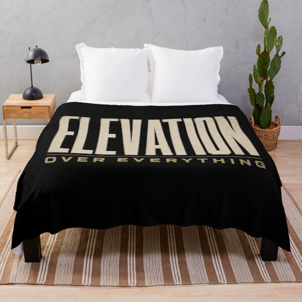 Item preview, Elevation Over Everything Gorpcore Hiking Mountain Typography Tee Sticker Hiker Gift designed and sold by sharifex.