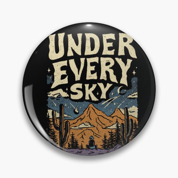 Item preview, Under Every Sky Desert Mountain Vintage Illustration designed and sold by Blurbean.