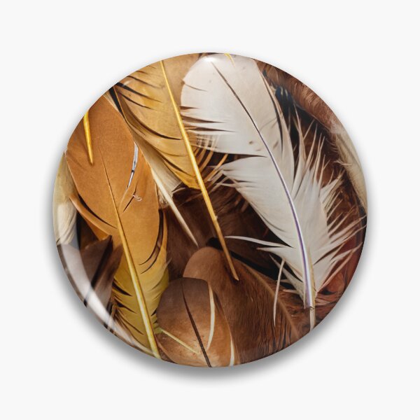 Item preview, Brown, white, and yellow feathers designed and sold by TeleKomander.