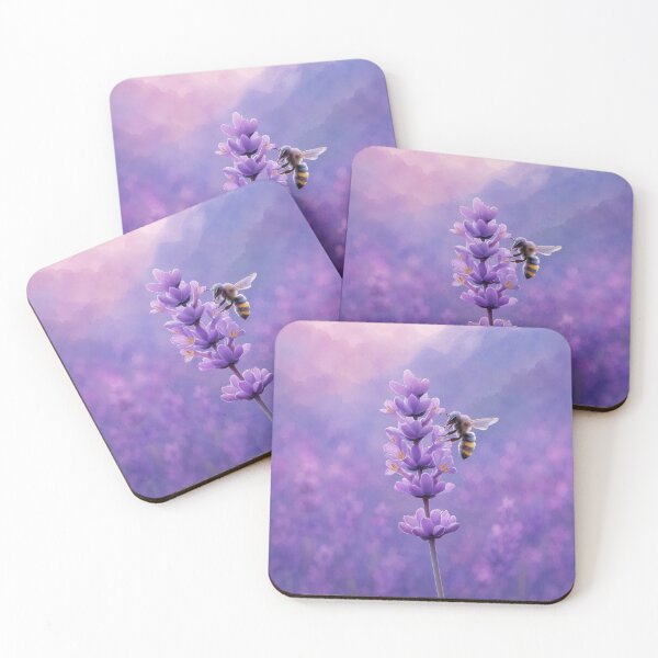 Item preview, Bee Resting On Lavender designed and sold by RebenCantik.