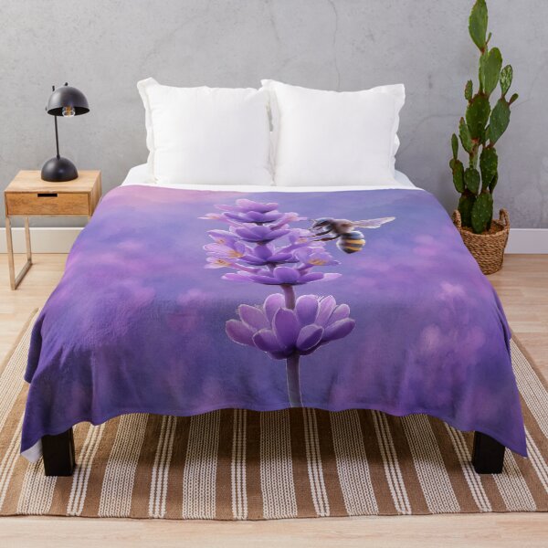 Item preview, Bee Resting On Lavender designed and sold by RebenCantik.