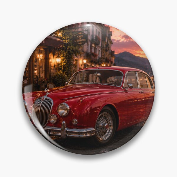 Item preview, Jaguar Mark II 1959, Scarlet Twilight in Old Europe designed and sold by BlareBlare.