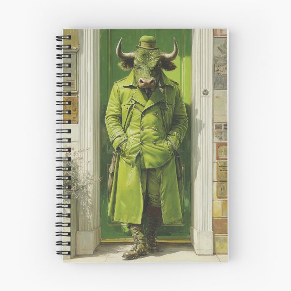 Item preview, Bull in Green Coat designed and sold by lautir.