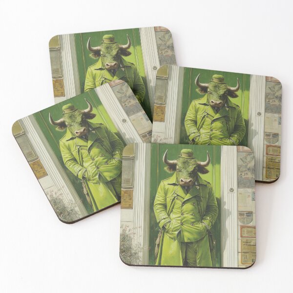 Item preview, Bull in Green Coat designed and sold by lautir.
