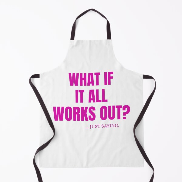 Item preview, What If It All Works Out Typography Print designed and sold by lightandbright.