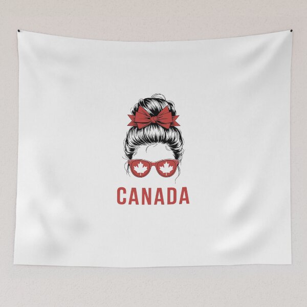 Item preview, Canadian girl with a bun designed and sold by jkrphoto.