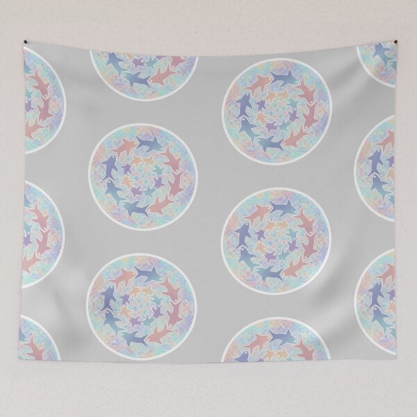 Item preview, Aesthetic Ocean Zen Sticker designed and sold by Chromatic Artistry.