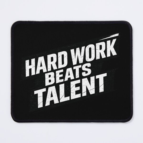 Item preview, Hard Work Beats Talent Motivational Streetwear T-Shirt | Hustle Typography Design designed and sold by Atharva-threads.