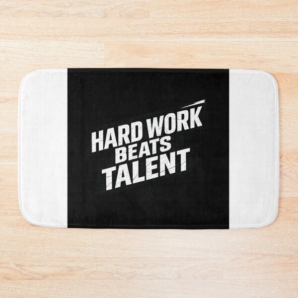 Item preview, Hard Work Beats Talent Motivational Streetwear T-Shirt | Hustle Typography Design designed and sold by Atharva-threads.