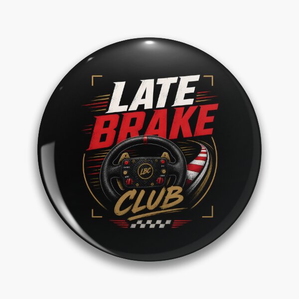 Item preview, Late Brake Club Sim Racing Wheel Design designed and sold by Fenay Designs.