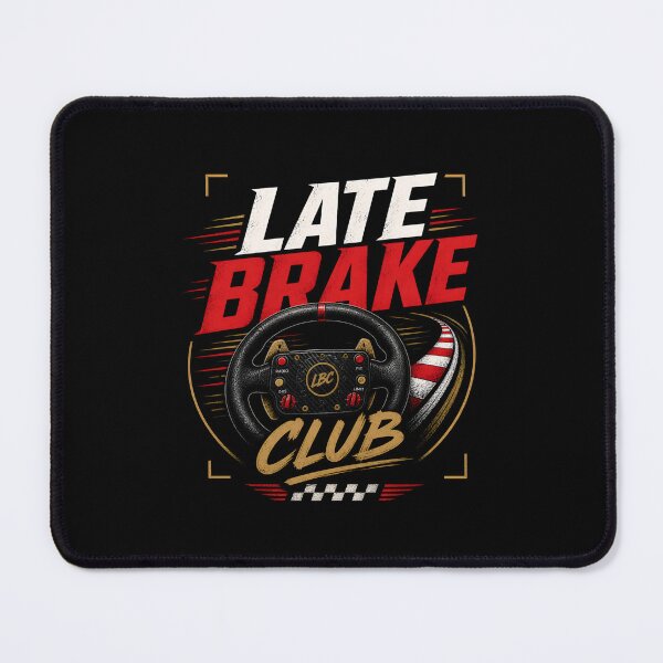 Item preview, Late Brake Club Sim Racing Wheel Design designed and sold by Fenay Designs.