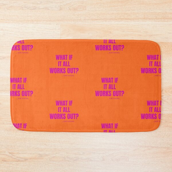 Item preview, What If It All Works Out Typography Print designed and sold by lightandbright.