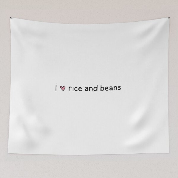 Item preview, I love rice and beans designed and sold by dontqu0teme.