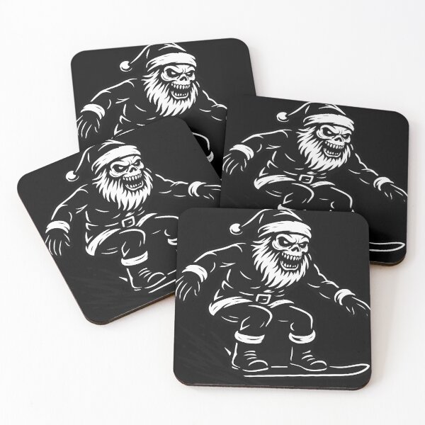 Item preview, santa scary playing snowboard designed and sold by Brexmore3.