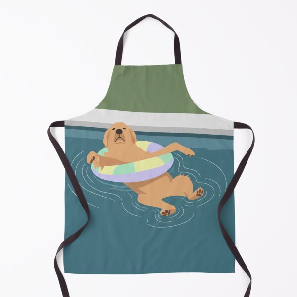 Artikelvorschau, Golden Retriever entspannt im Swimmingpool entworfen und verkauft von goldcov.