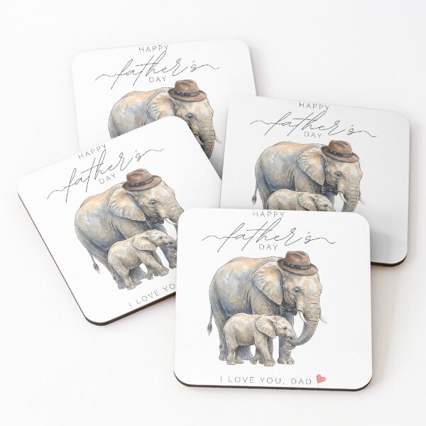 Item preview, Elephant - Happy Father's Day designed and sold by Roy & Tiffany.