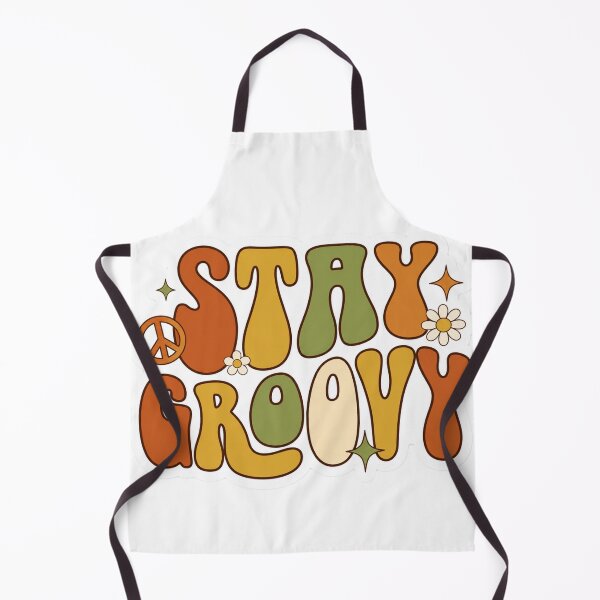 Item preview, Stay Groovy Retro Hippie Sticker designed and sold by Forestfrost.