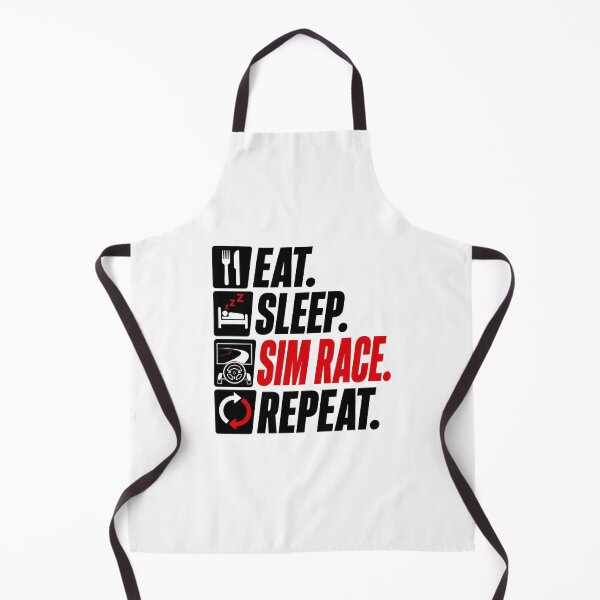 Item preview, Eat Sleep Sim Race Repeat Racing Gamer designed and sold by Fenay Designs.