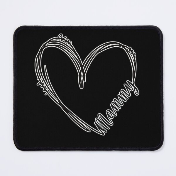 Item preview, Mammy Heart Scribble - Minimalist Love Hand Drawn Line Art designed and sold by StudioNoRule.