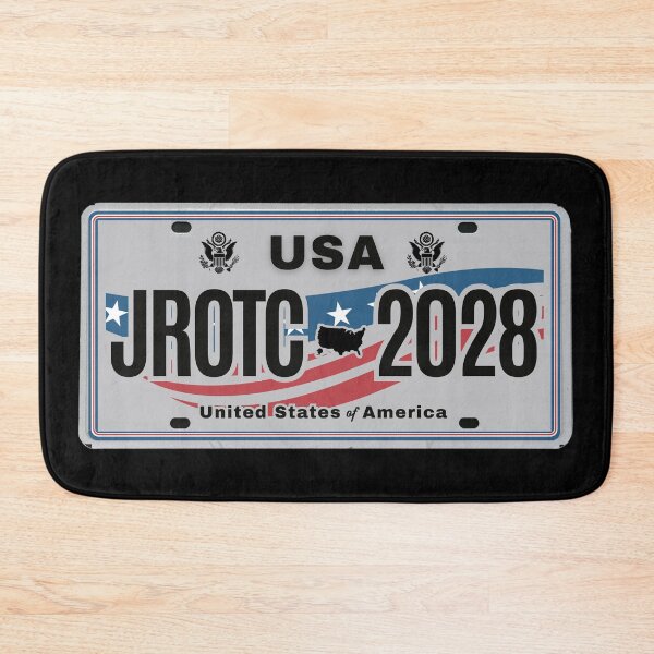Item preview, JROTC 2028 USA License Plate‑Style Patriotic Military Cadet Design designed and sold by GFamilyC.
