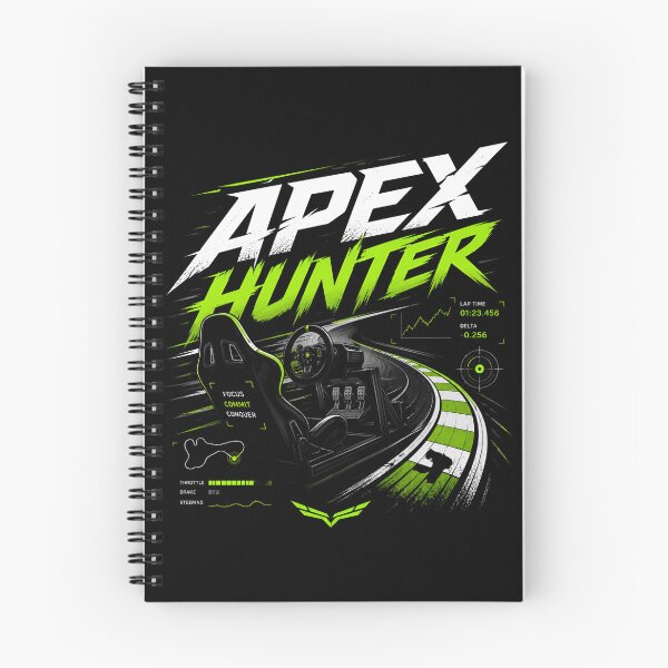 Item preview, Apex Hunter Focus Commit Conquer Sim Racing designed and sold by Fenay Designs.
