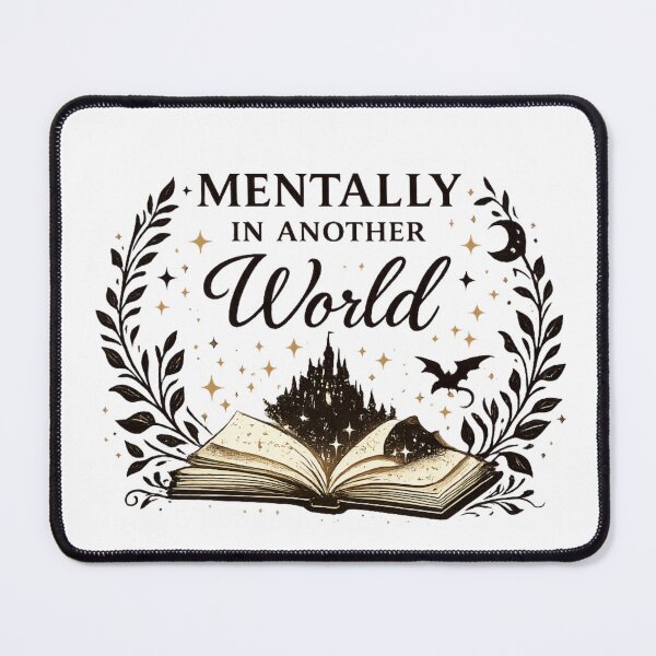 Item preview, Mentally in Another World | Book lovers designed and sold by zenithviv.