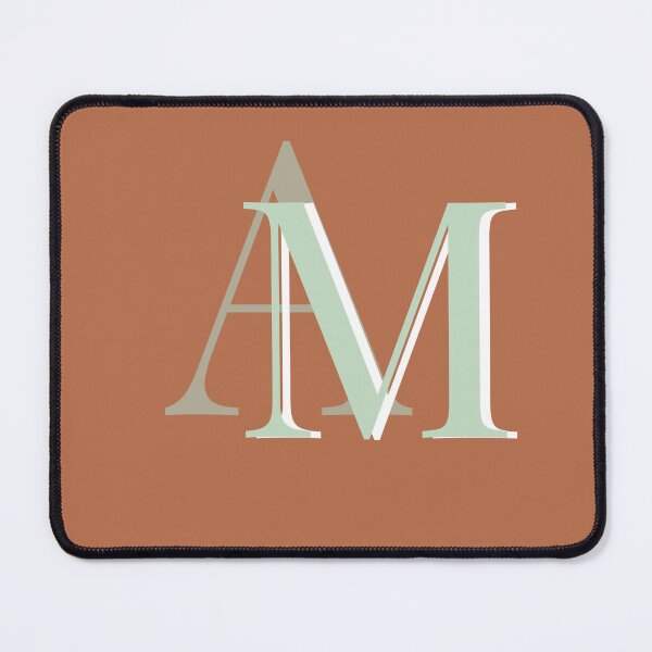 Item preview, Serene AM Monogram - Earthy Elegance designed and sold by BriSher.