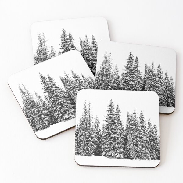 Item preview, White snow mist. Spruce forest in winter. Winter landscape designed and sold by ArtEventET.