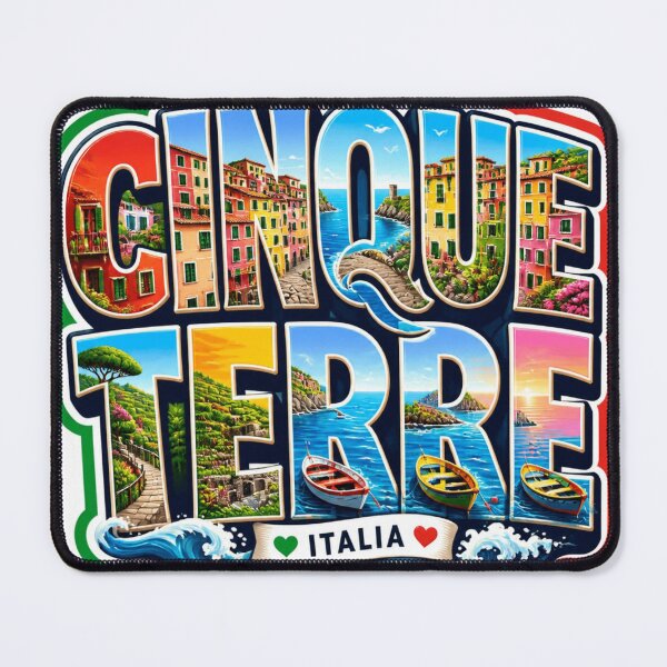 Item preview, Cinque Terre Waves Souvenir designed and sold by Imaginarium of Chaos falcon88 .