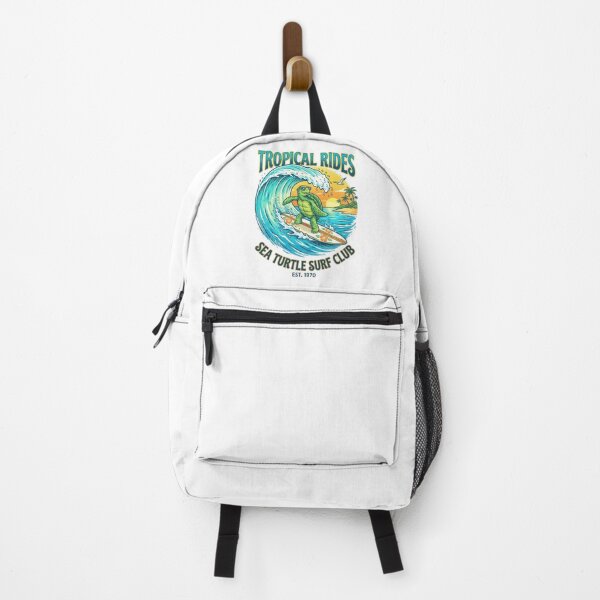 Item preview, Surfing Sea Turtle – Tropical Beach Design designed and sold by Dogandesighn.