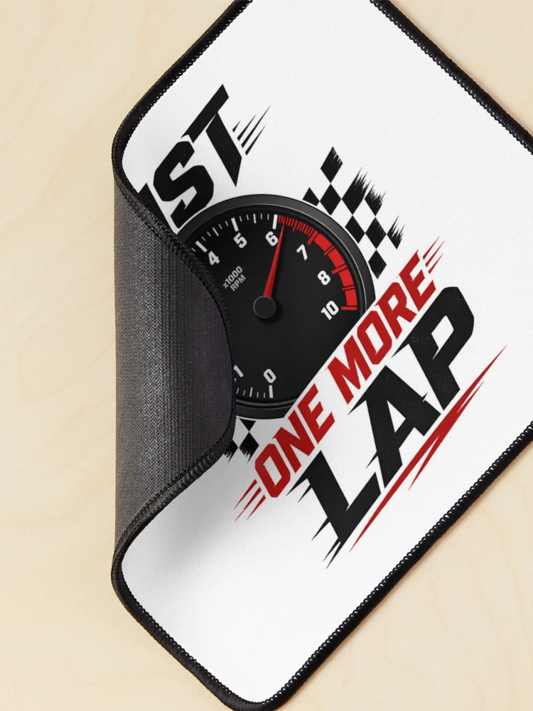 Thumbnail 2 von 5, Mauspad, Nur noch eine Runde Sim-Racing-RPM-Design designt und verkauft von Fenay Designs.