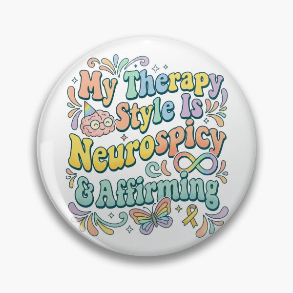 Item preview, LGBTQ Neurodivergent Therapist Gift Neurospicy ADHD Autism Affirming Mental Health Counselor Pride Design designed and sold by Im-Ara.